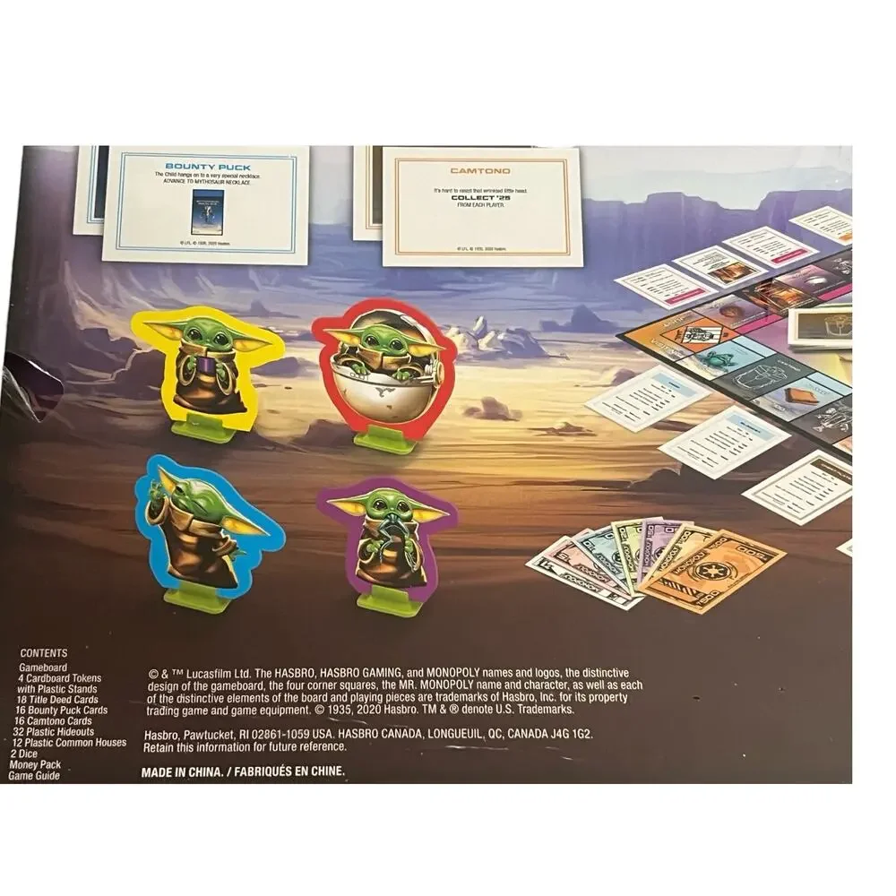 Monopoly Star Wars Mandalorian The Child Grogu Edition Board Game New Sealed